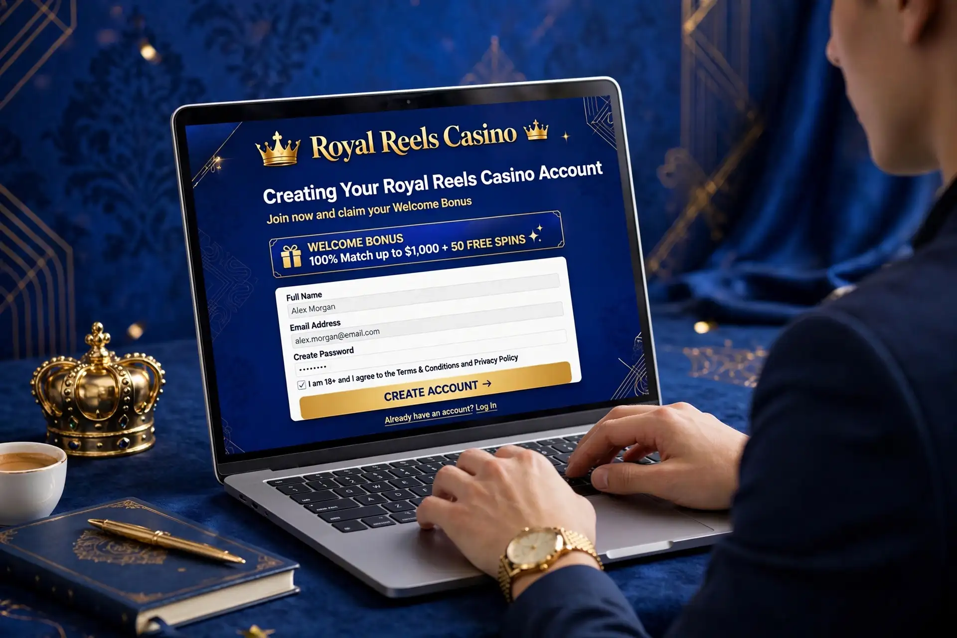Royal Reels Sign Up